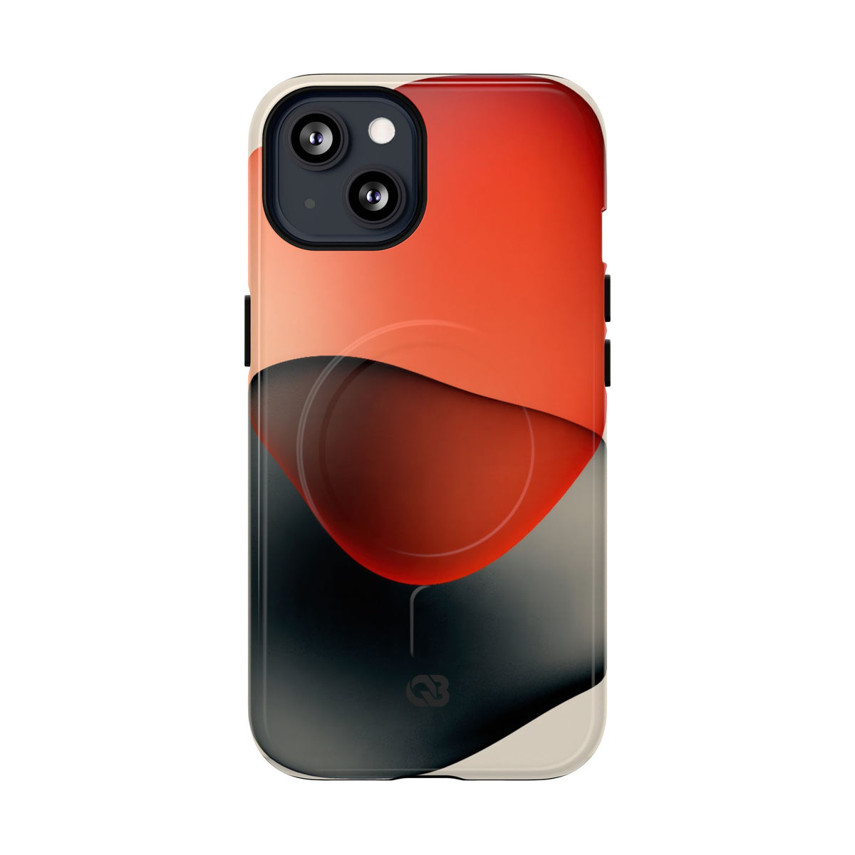 Translucent Crimson Form · Tough 2.0 Magnetic Phone Case for iPhone · Red