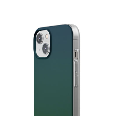 Green Lite Phone Case for iPhone - Midnight Pine Horizon