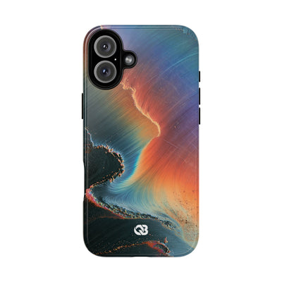 Prismatic Aura Shift · Tough Phone Case for iPhone · Blue