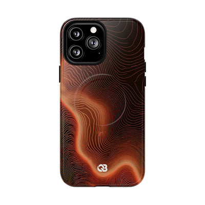 Caldera Ridge · Tough 2.0 Magnetic Phone Case for iPhone · Orange