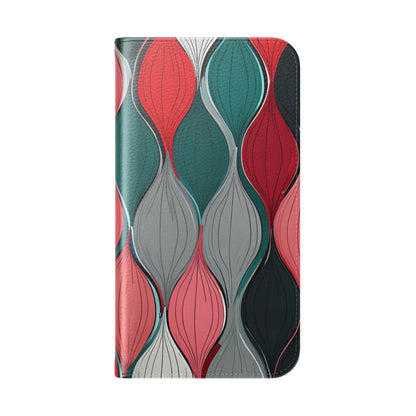 Leaf Spiral Pink - iPhone 16 Pro Case - Wallet
