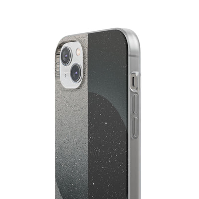 Black Lite Phone Case for iPhone - Lunar Static Orbit