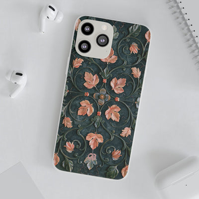 Florentine Rose Arabesque · Lite Phone Case for iPhone ·  Green
