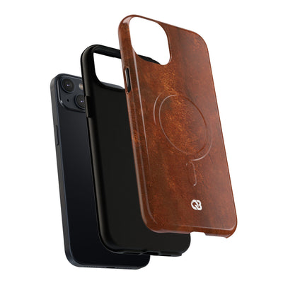 Orange Tough 2.0 Magsafe Phone Case for iPhone - Oxidized Iron Crust