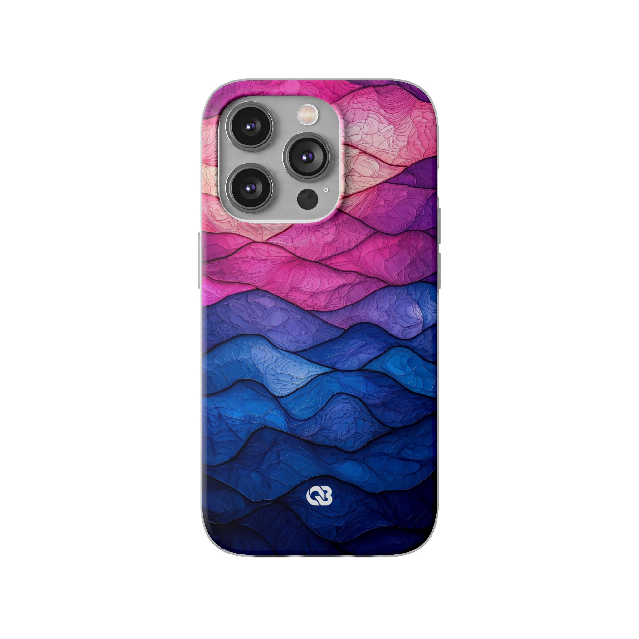 Electric Ridge Flow · Soft Coque de téléphone pour iPhone