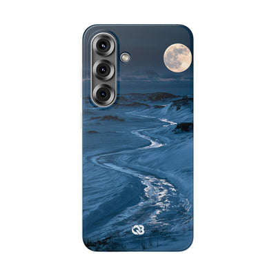 Arctic Moon Drift · Lite Phone Case for Samsung · Blue