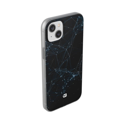 Black Lite Phone Case for iPhone - Arctic Neural Mesh