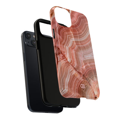 Blushing Rose Strata · Tough 2.0 Magnetic Phone Case for iPhone · Pink