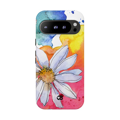 Vivid Bloom Splatter · Tough Handyhülle für Google Pixel