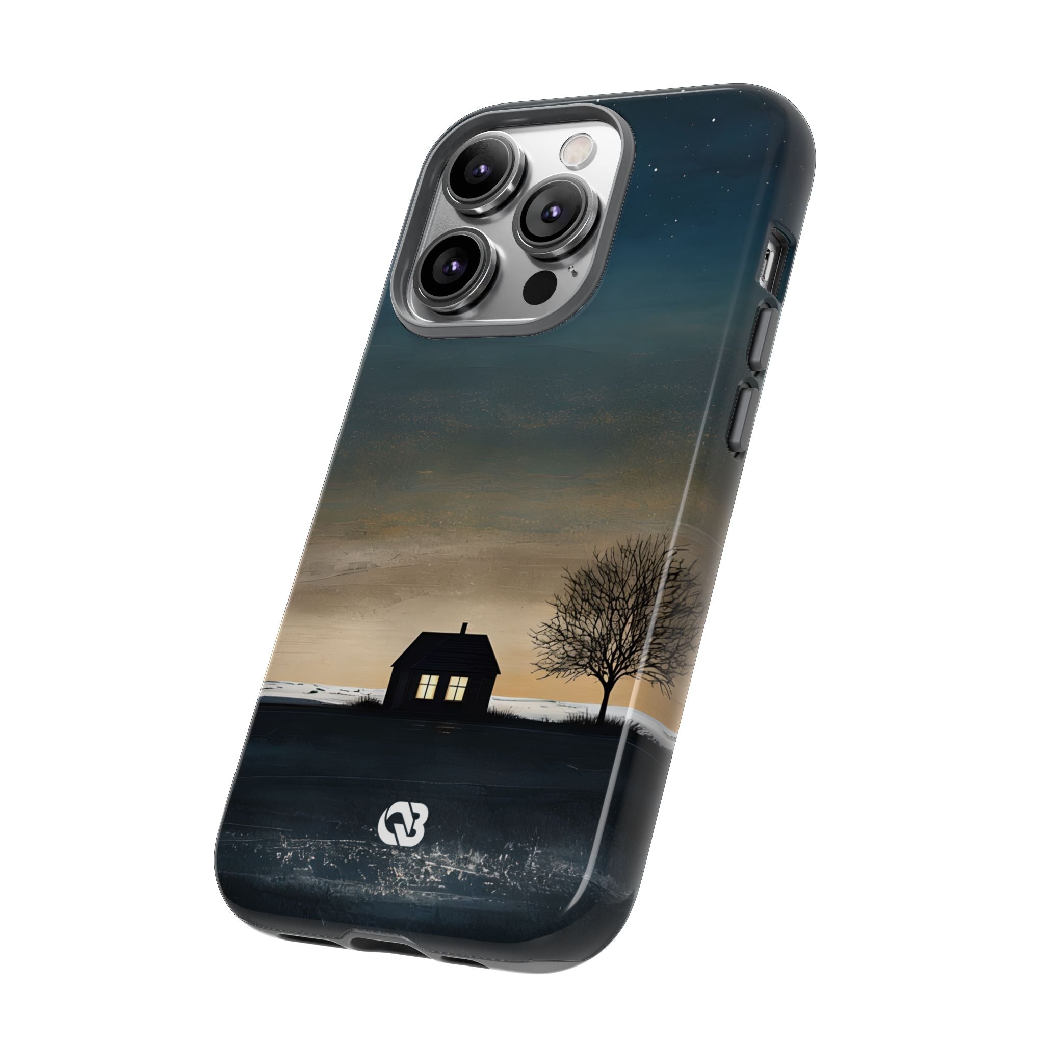 Midnight Cabin Glow · Tough Hoesje voor iPhone