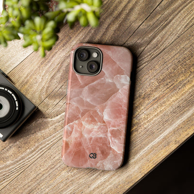 Rose Quartz Facet · Tough Phone Case for iPhone · Pink