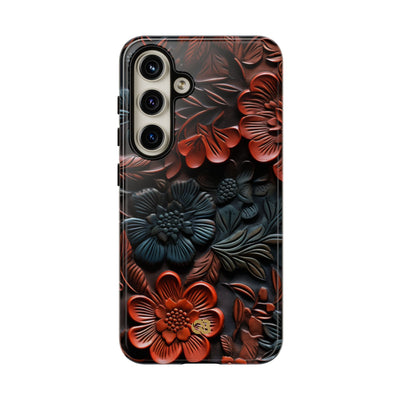 Carved Earth Bloom · Tough Mobilskal för Samsung