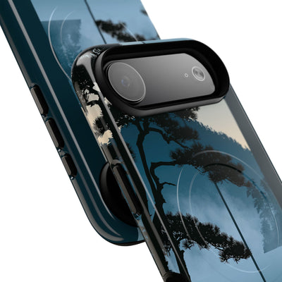 Blue Tough 2.0 Magsafe Phone Case for iPhone - Kyoto Mist Pine