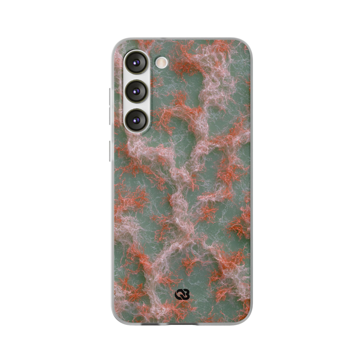 Coral Pixel Matrix · Lite Phone Case for Samsung · Green