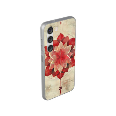 Crimson Petal Peak · Soft Phone Case for Samsung