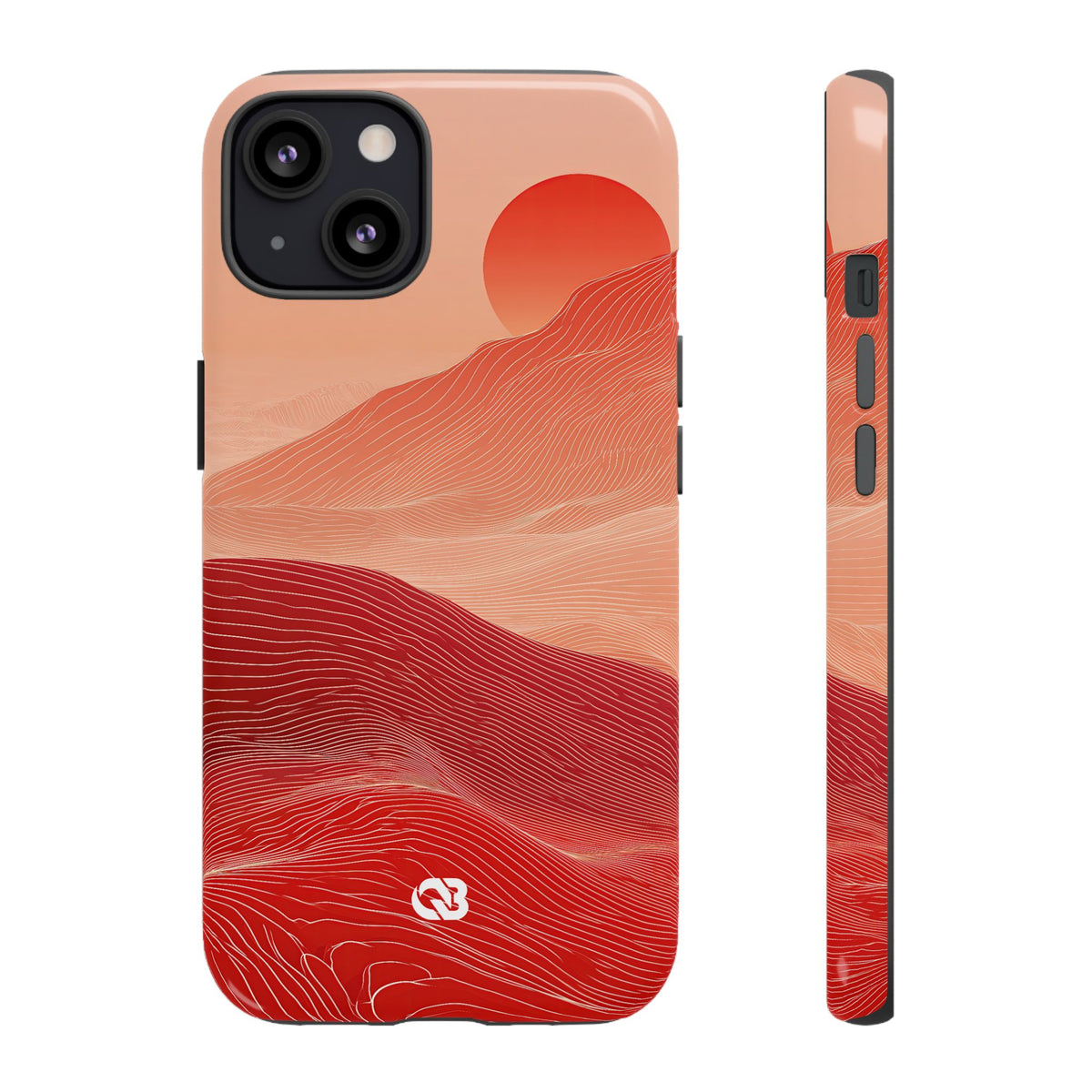 Crimson Horizon · Tough Phone Case for iPhone · Red