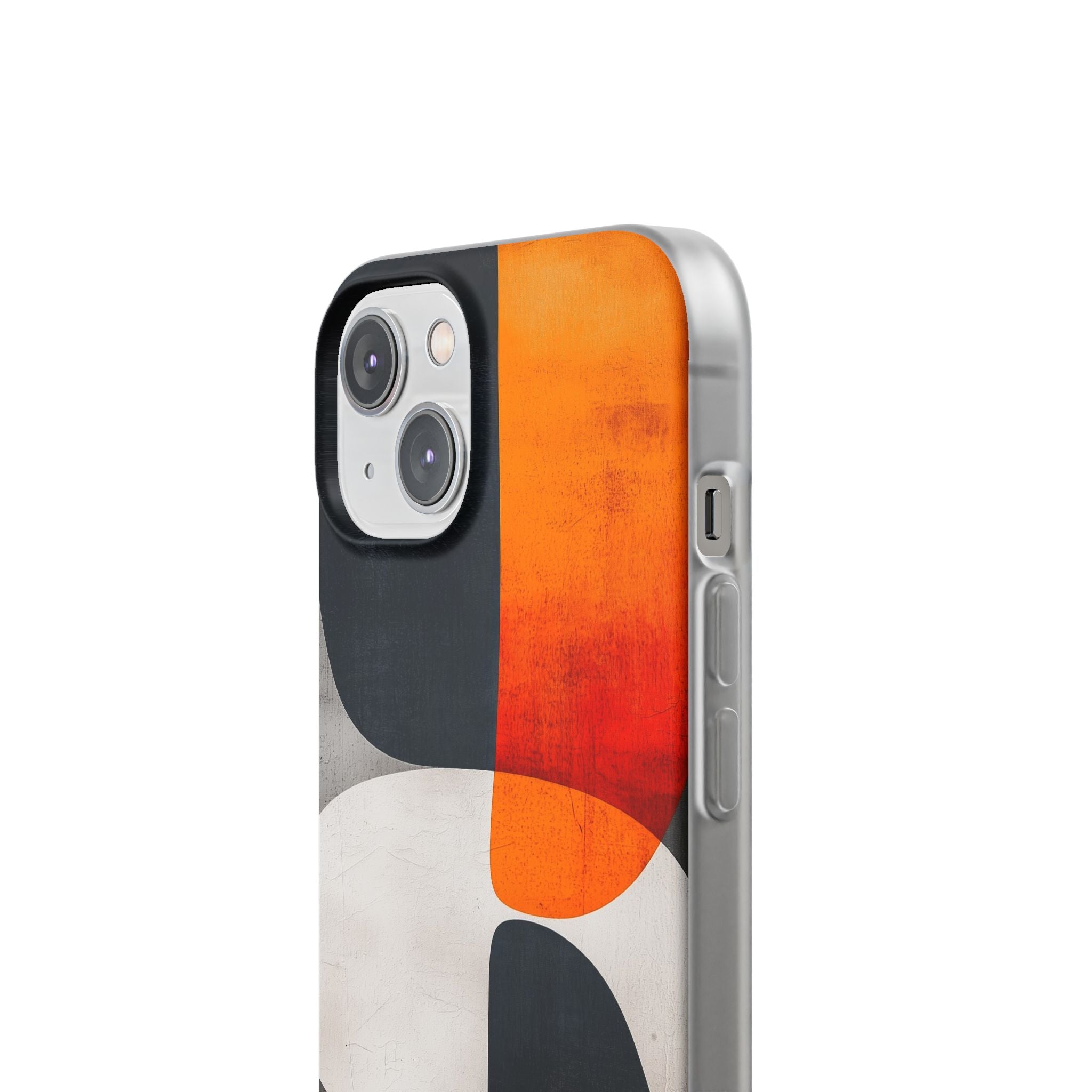 Burnt Amber Flow · Soft Phone Case for iPhone