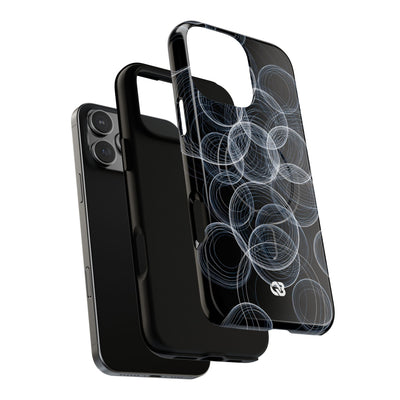 Black Tough 2.0 Magsafe Phone Case for iPhone - Frosted Ring Matrix