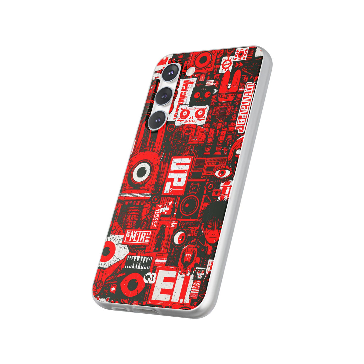 Neo Mecha Collage · Lite Phone Case for Samsung · Red