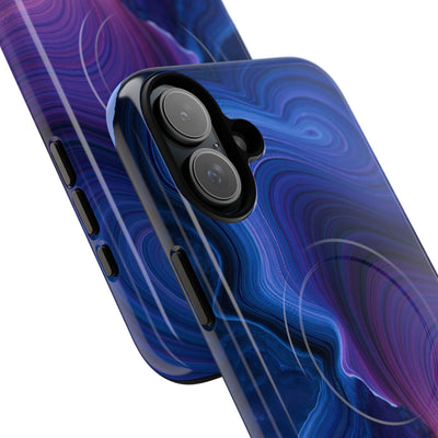 Radiant Strata · Tough 2.0 Magnetic Phone Case for iPhone · Blue