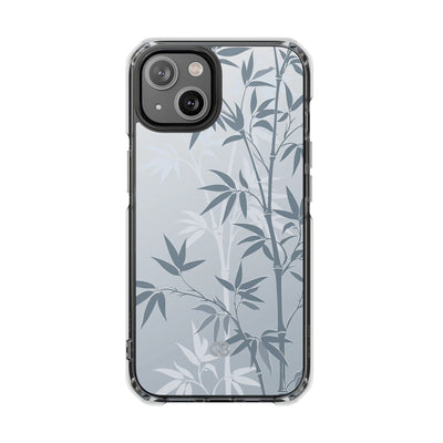 Blue Impact MagSafe Phone Case for iPhone - Slate Bamboo Shadow