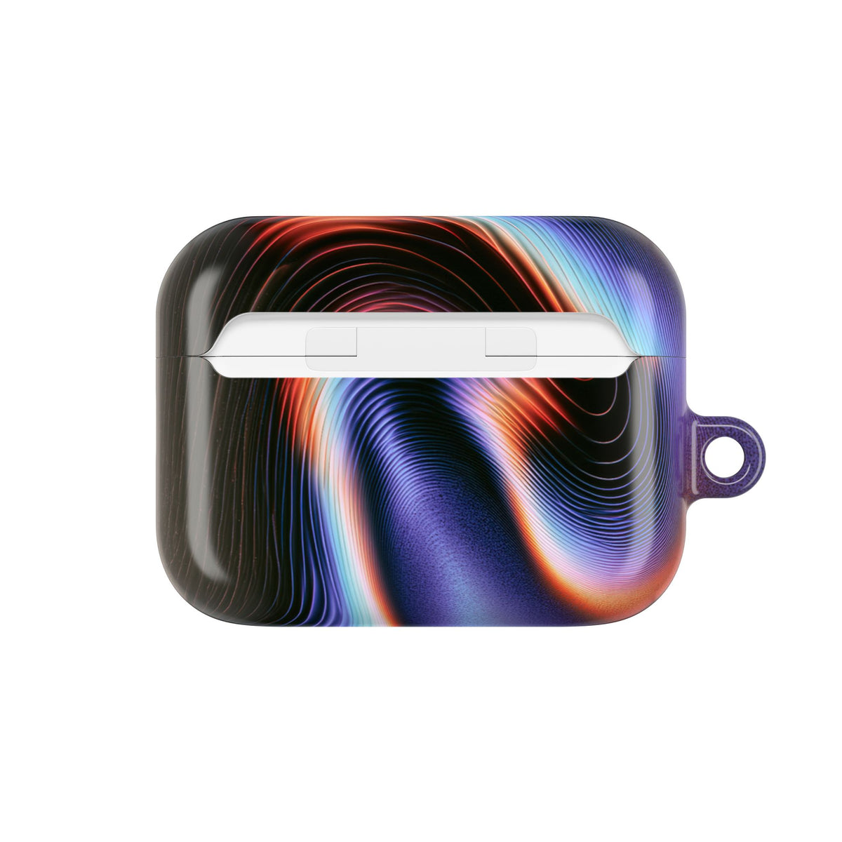 Prismatic Resonance · Hard Case for AirPods & AirPods Pro · Purple