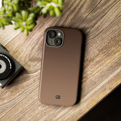 Umber Fade · Tough Phone Case for iPhone · Brown