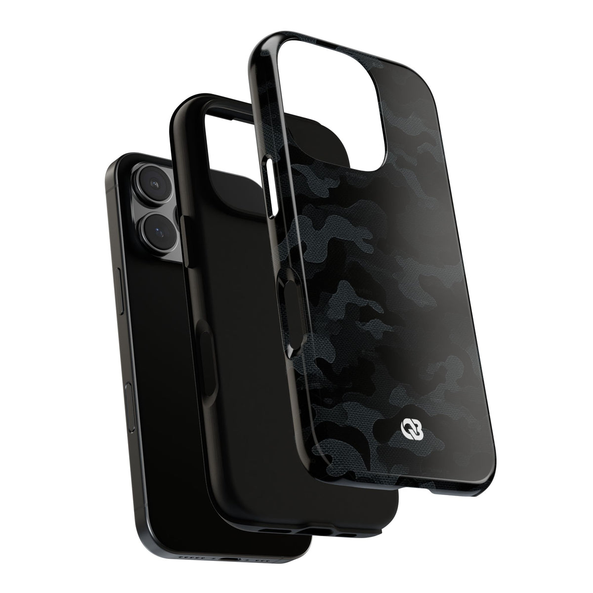 Blackout Urban Camo · Tough Phone Case for iPhone · Black