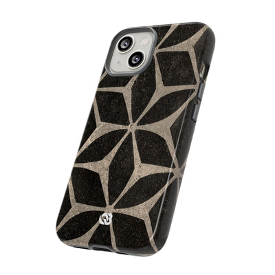 Concrete Mosaic Star · Tough Phone Case for iPhone · Black