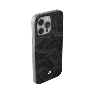 Obsidian Contour Elevation · Lite Phone Case for iPhone ·  Black