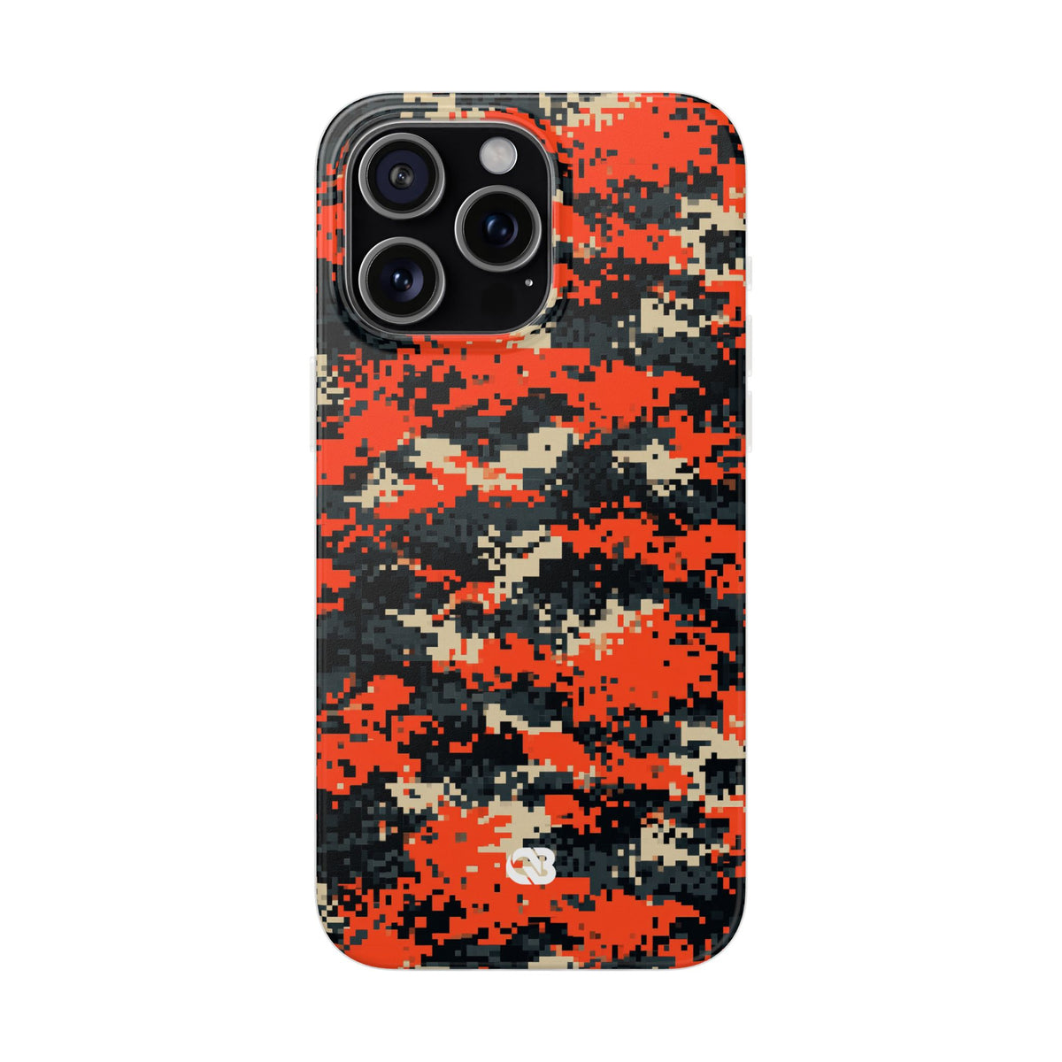 Signal Pixel Camo · Lite Phone Case for iPhone ·  Orange