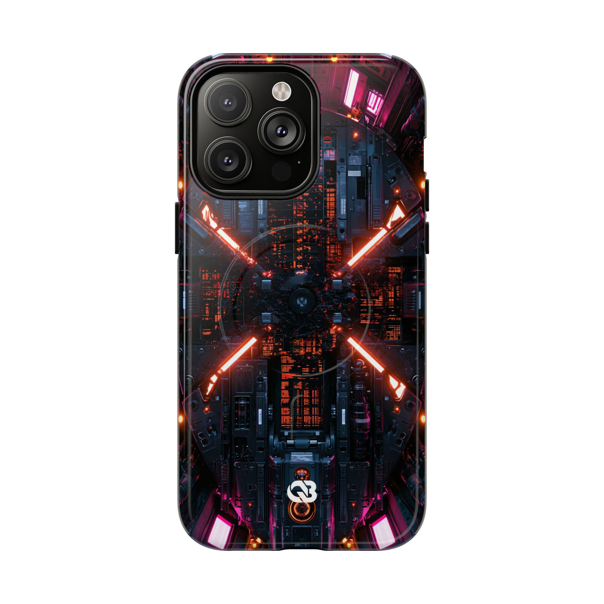 Cybernetic Reactor Core · Tough 2.0 Magnetic Phone Case for iPhone · Black
