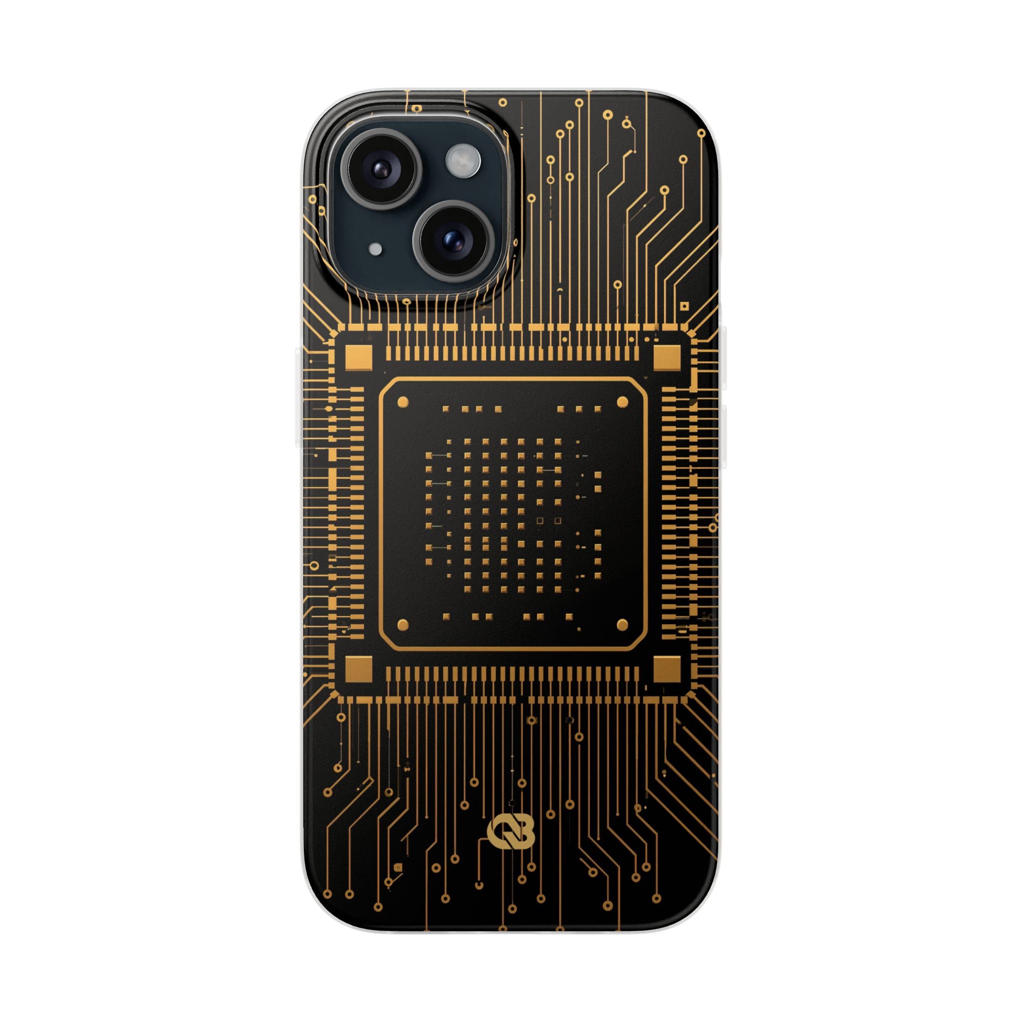 Gold Lite Phone Case for iPhone - Cyber Gold Processor
