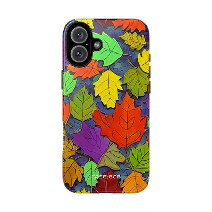 Vivid Leafstorm iPhone 16 Plus Case - Tough