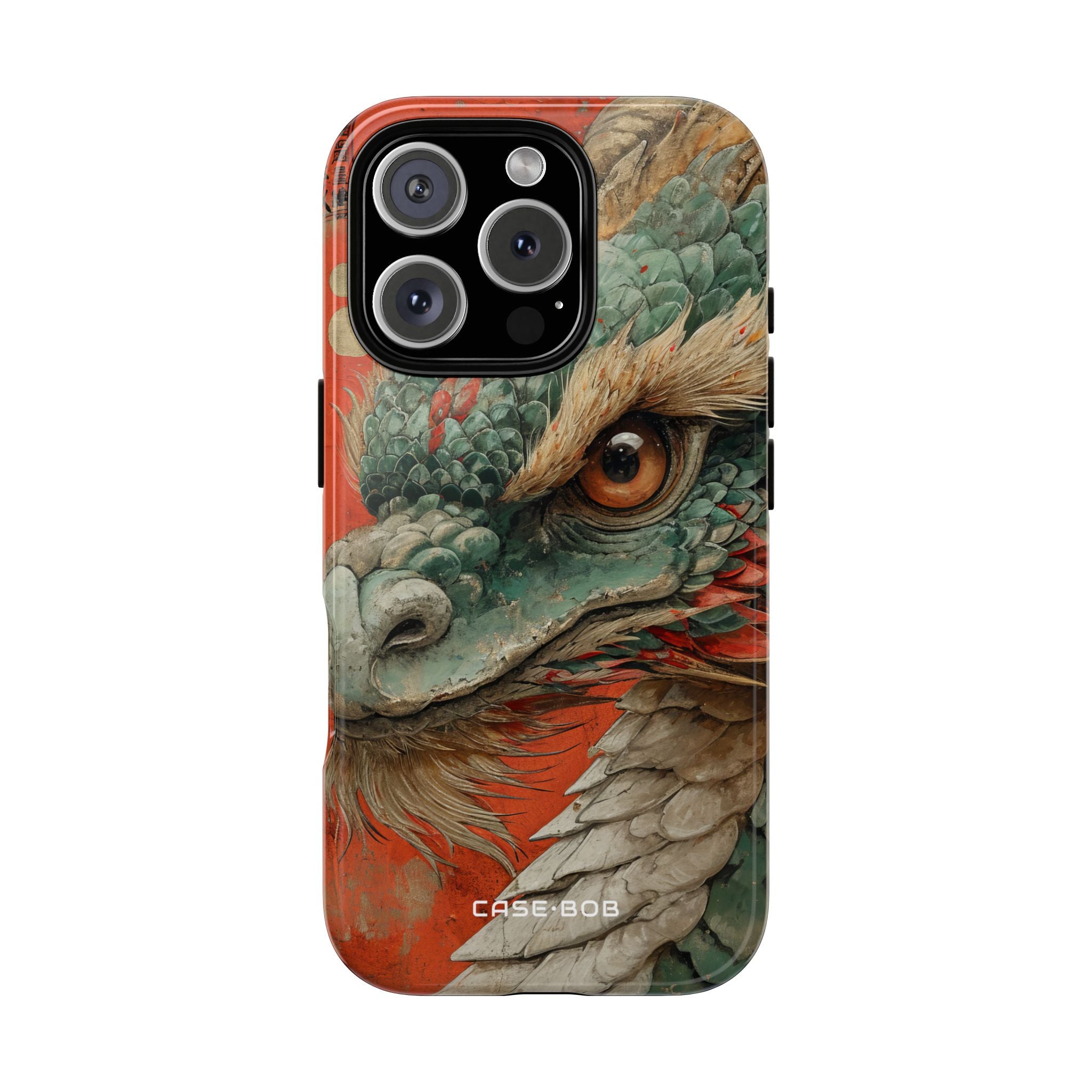 Emerald Dragonflare iPhone 16 Pro Case - Tough