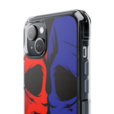 Crimson Cobalt Skulls · Impact Phone Case for iPhone · Magsafe