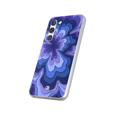 Periwinkle Strata Bloom · Lite Phone Case for Samsung · Purple
