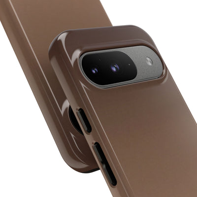 Brown Tough Phone Case for Google Pixel - Smoked Caramel Fade
