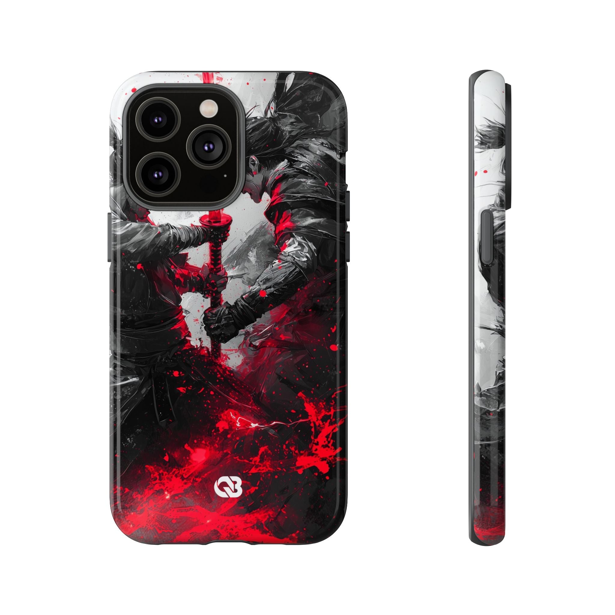 Shattered Crimson Duel · Tough Phone Case for iPhone