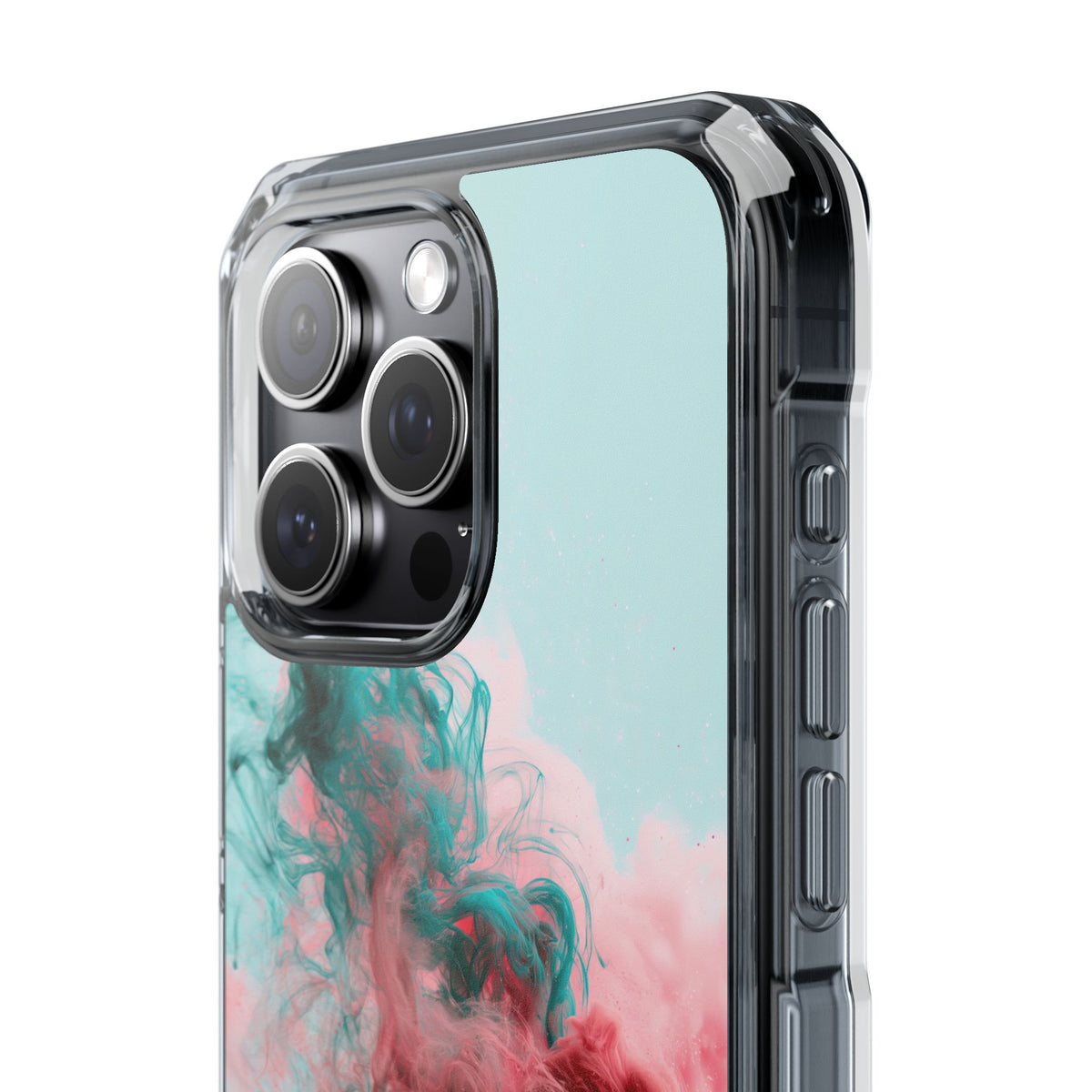 Sonic Bloom · Clear Impact Magnetic Phone Case for iPhone · Red