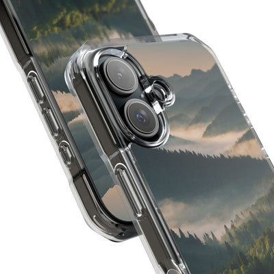 Foggy Mountain Ridge · Impact Handyhülle für iPhone · Magsafe