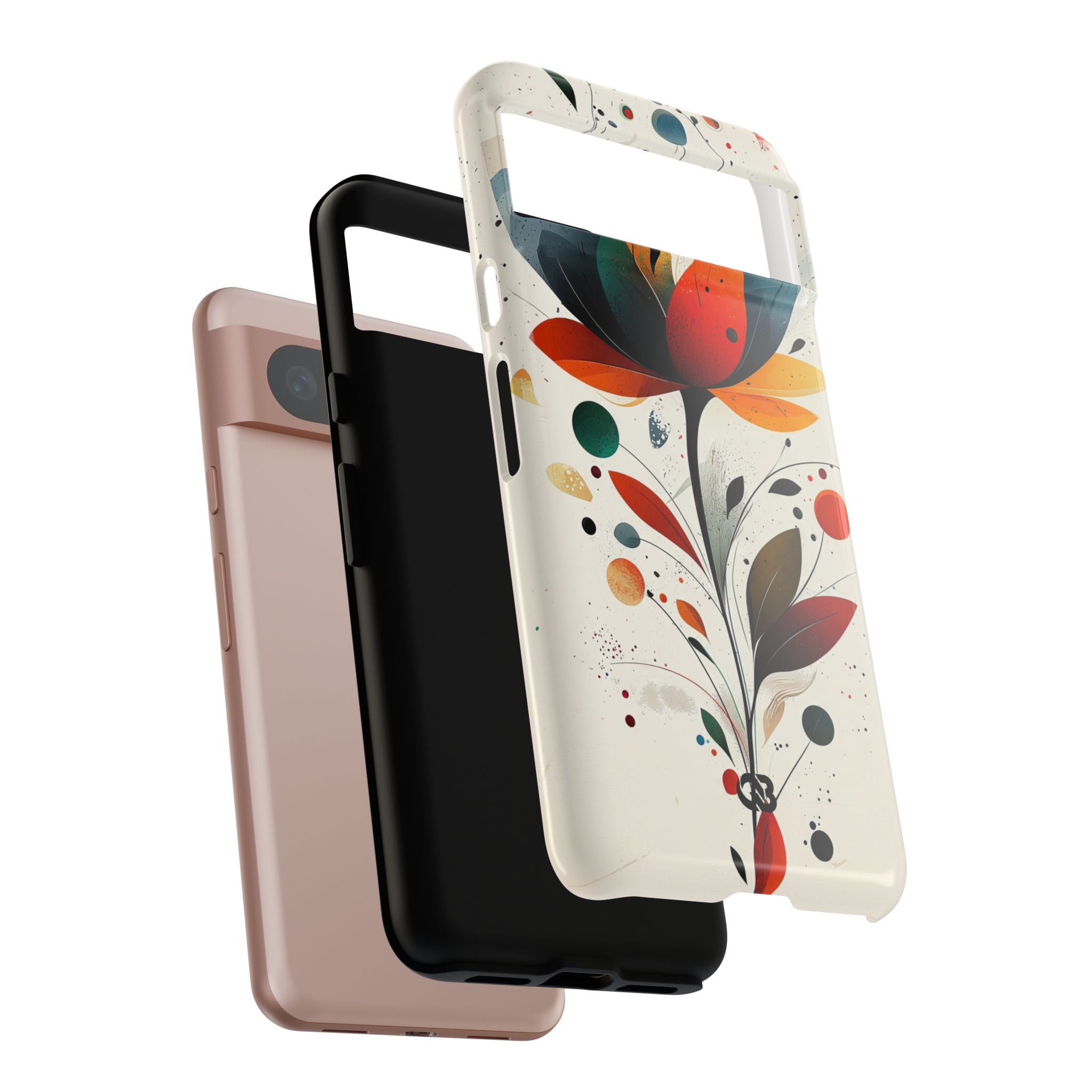Burnt Petal Abstract · Tough Phone Case for Google Pixel