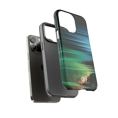 Digital Shoreline Drift · Tough Phone Case for iPhone · Teal