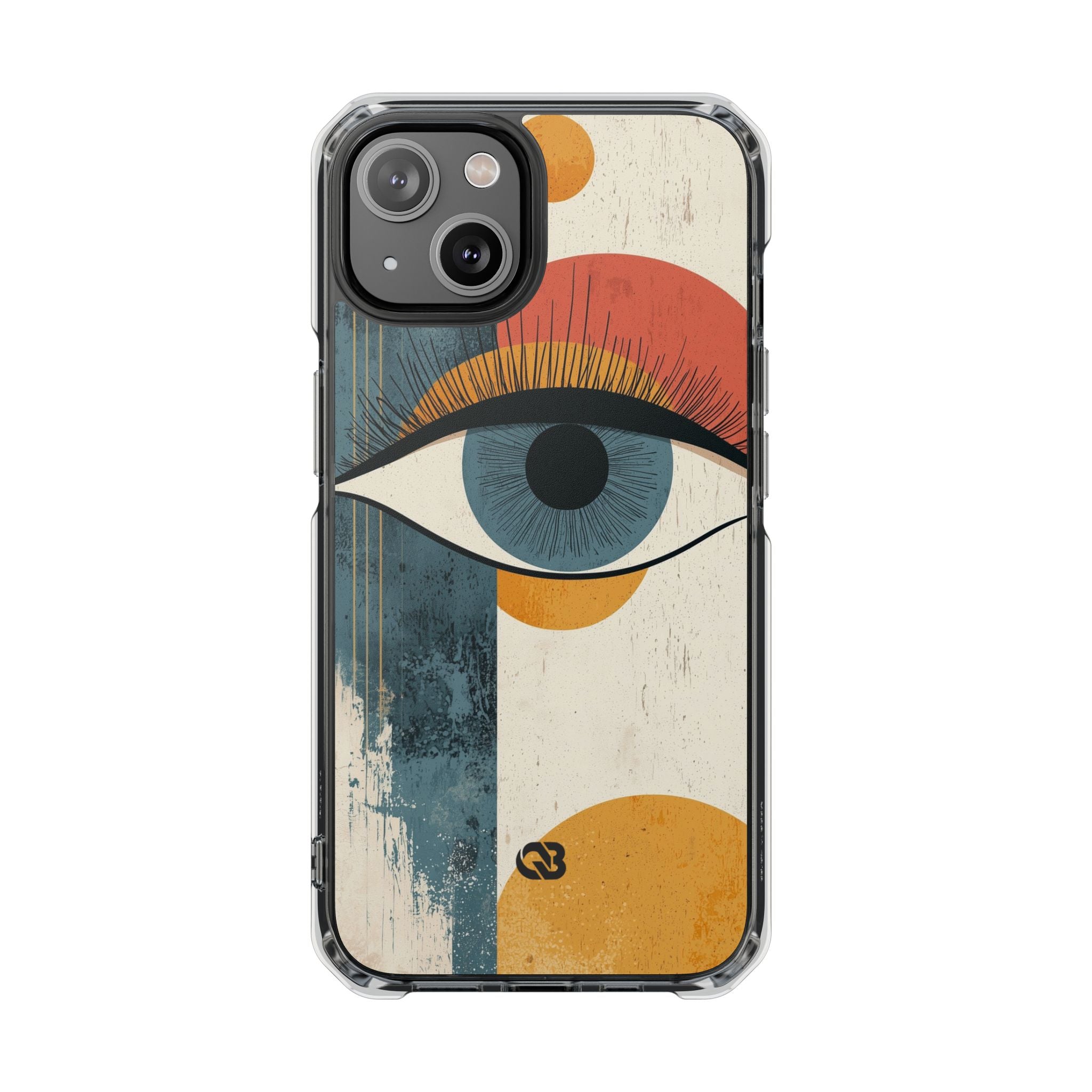 Distressed Azure Ocular · Impact Phone Case for iPhone · Magsafe