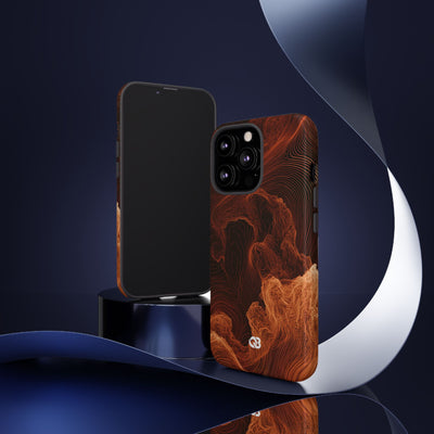 Amber Filament · Tough Phone Case for iPhone · Orange