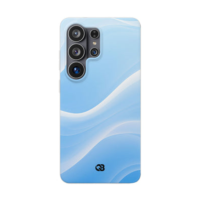 Blue Lite Phone Case for Samsung - Glacial Blue Silk
