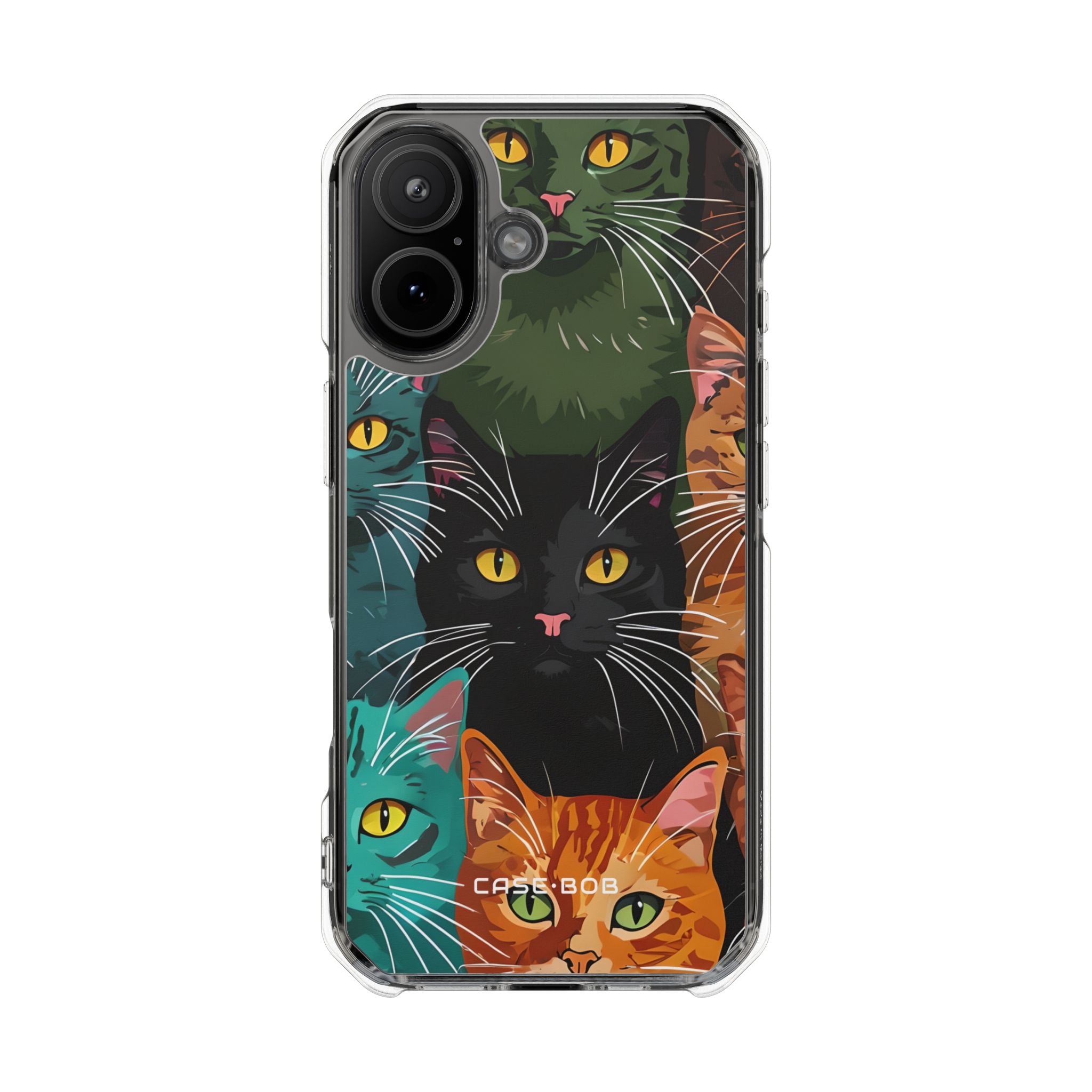 Whiskered Cats iPhone 17 Case - Impact