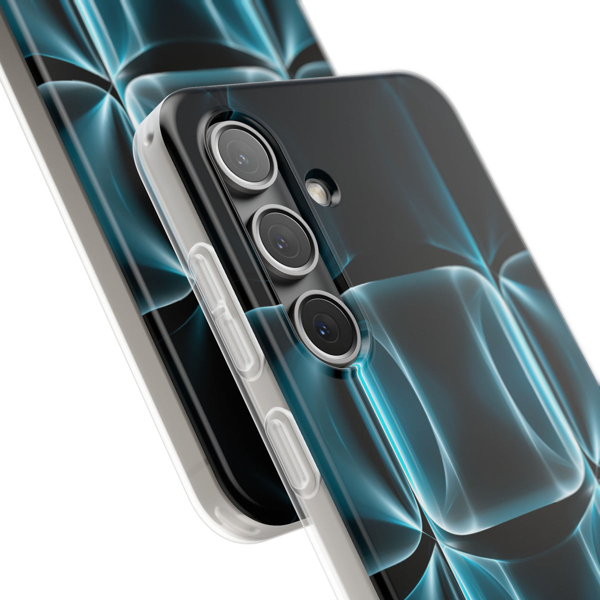 Cyan Core Matrix · Lite Phone Case for Samsung · Blue