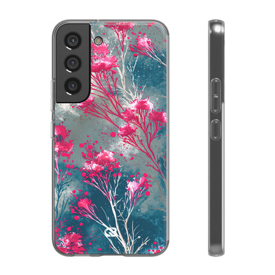 Cyber Blossom · Lite Phone Case for Samsung · Teal