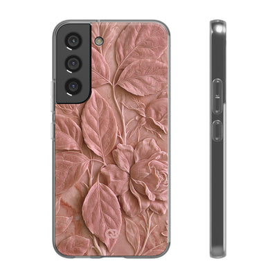 Blush Rose Relief · Lite Phone Case for Samsung · Pink